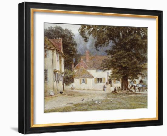 A Cart by a Village Inn, 1878-Helen Allingham-Framed Giclee Print