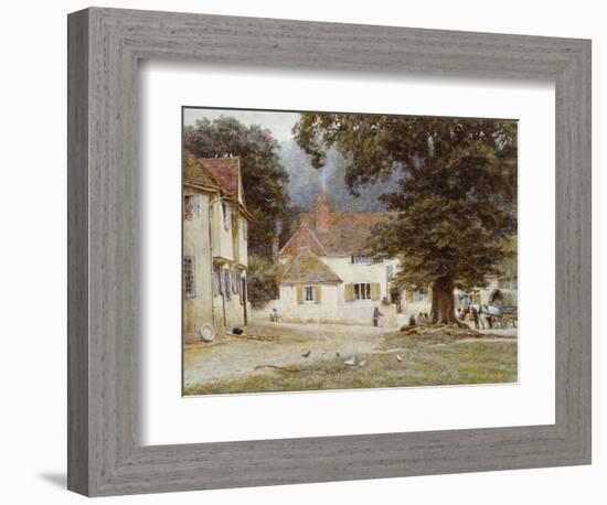 A Cart by a Village Inn, 1878-Helen Allingham-Framed Giclee Print