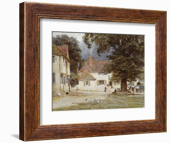 A Cart by a Village Inn, 1878-Helen Allingham-Framed Giclee Print