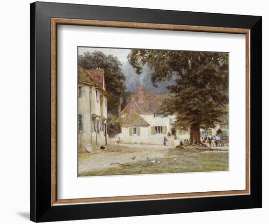 A Cart by a Village Inn, 1878-Helen Allingham-Framed Giclee Print