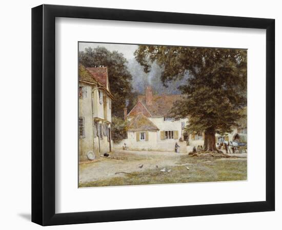 A Cart by a Village Inn, 1878-Helen Allingham-Framed Giclee Print