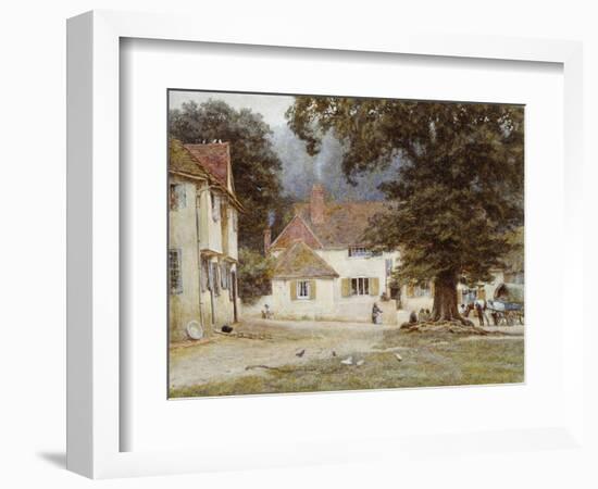 A Cart by a Village Inn, 1878-Helen Allingham-Framed Giclee Print