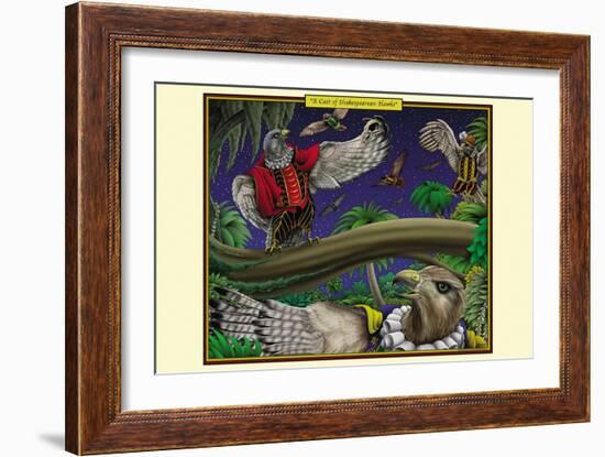 A Cast of Shakespearean Hawks-Richard Kelly-Framed Art Print