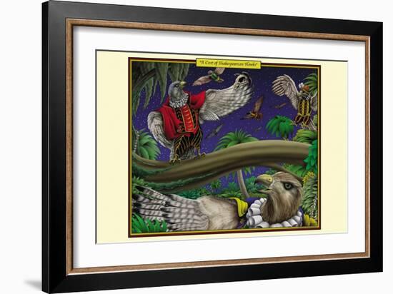 A Cast of Shakespearean Hawks-Richard Kelly-Framed Art Print