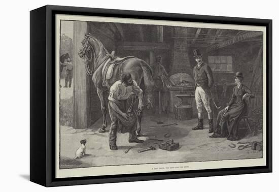 A Cast Shoe, Too Late for the Meet-S.t. Dadd-Framed Premier Image Canvas