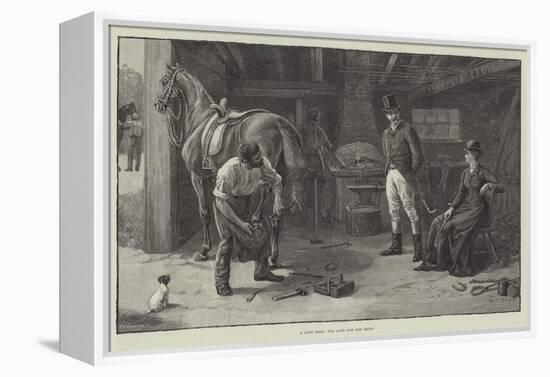 A Cast Shoe, Too Late for the Meet-S.t. Dadd-Framed Premier Image Canvas