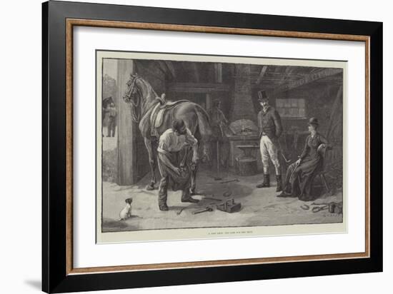 A Cast Shoe, Too Late for the Meet-S.t. Dadd-Framed Giclee Print