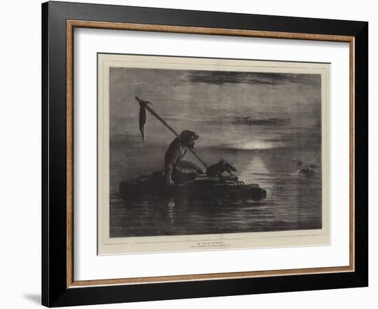 A Castaway-William James Linton-Framed Giclee Print