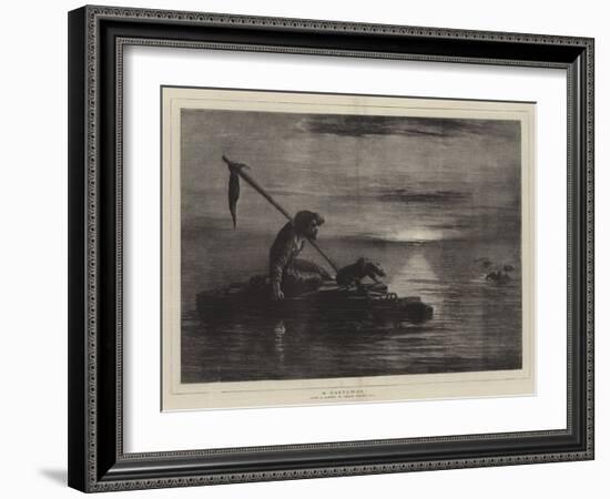 A Castaway-William James Linton-Framed Giclee Print