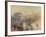 A Castle in the Val d'Aosta, Italy-J. M. W. Turner-Framed Giclee Print