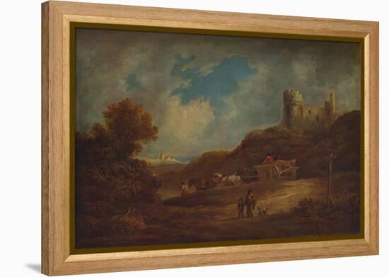 A Castle, with Waggon and Horses', c1886, (1938)-Francis Towne-Framed Premier Image Canvas