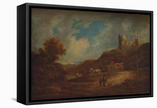 A Castle, with Waggon and Horses', c1886, (1938)-Francis Towne-Framed Premier Image Canvas