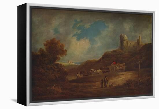 A Castle, with Waggon and Horses', c1886, (1938)-Francis Towne-Framed Premier Image Canvas