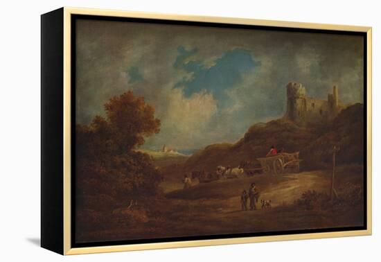 A Castle, with Waggon and Horses', c1886, (1938)-Francis Towne-Framed Premier Image Canvas