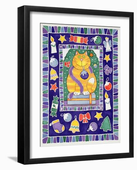 A Cat's Christmas, 1995-Cathy Baxter-Framed Giclee Print