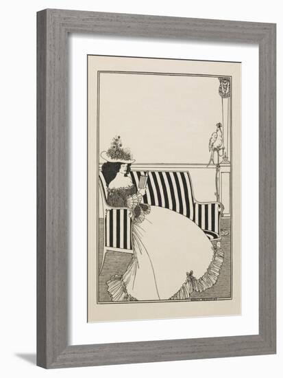 A Catalogue Cover-Aubrey Beardsley-Framed Giclee Print