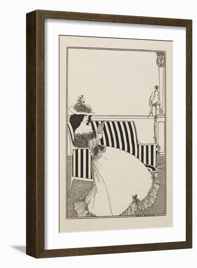 A Catalogue Cover-Aubrey Beardsley-Framed Giclee Print