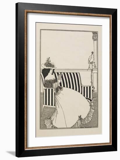 A Catalogue Cover-Aubrey Beardsley-Framed Giclee Print