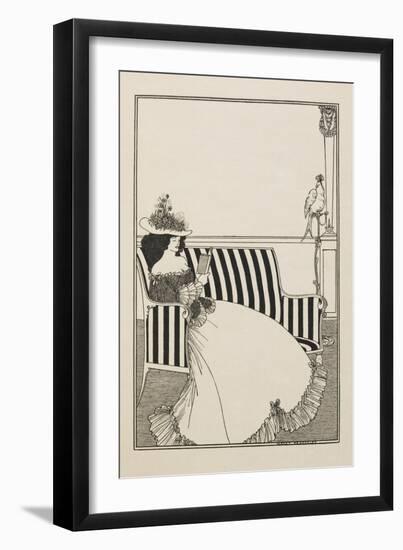 A Catalogue Cover-Aubrey Beardsley-Framed Giclee Print