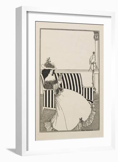 A Catalogue Cover-Aubrey Beardsley-Framed Giclee Print