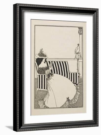 A Catalogue Cover-Aubrey Beardsley-Framed Giclee Print