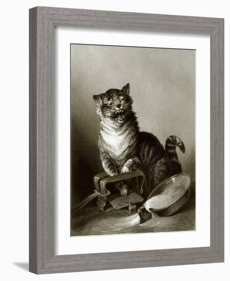 A Catastrophe-English-Framed Giclee Print