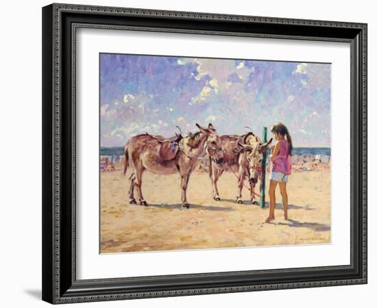 A Cautious Approach-Paul Gribble-Framed Giclee Print