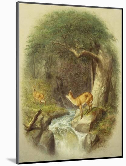 A Cautious Crossing-William Holbrook Beard-Mounted Premium Giclee Print