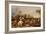 A Cavalry Skirmish (Oil on Panel)-Jan Asselyn-Framed Giclee Print
