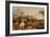 A Cavalry Skirmish (Oil on Panel)-Jan Asselyn-Framed Giclee Print