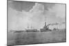 A Century Between: The Dreadnought Steaming Past the Victory, Illustration from 'The Graphic',…-English Photographer-Mounted Photographic Print