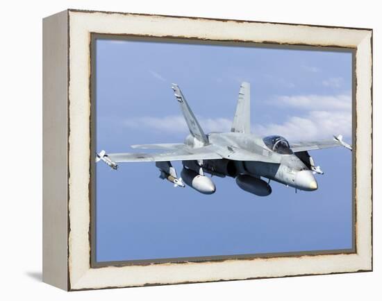 A CF-188A Hornet of the Royal Canadian Air Force-Stocktrek Images-Framed Premier Image Canvas