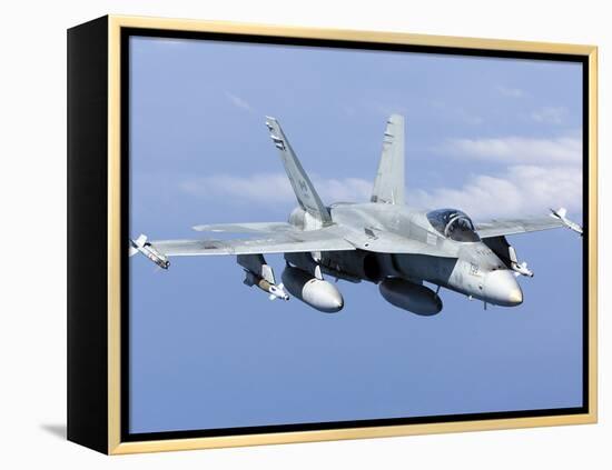 A CF-188A Hornet of the Royal Canadian Air Force-Stocktrek Images-Framed Premier Image Canvas