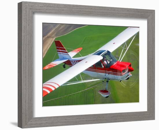 A Champion Aircraft Citabria in Flight-Stocktrek Images-Framed Premium Photographic Print