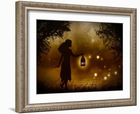 A Chance Encounter-Julie Fain-Framed Art Print