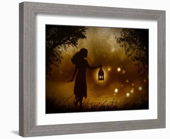 A Chance Encounter-Julie Fain-Framed Art Print