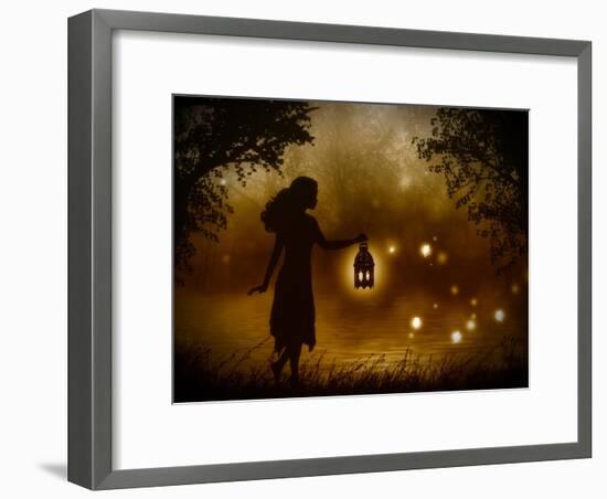 A Chance Encounter-Julie Fain-Framed Art Print