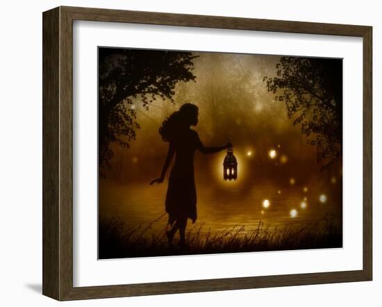 A Chance Encounter-Julie Fain-Framed Art Print