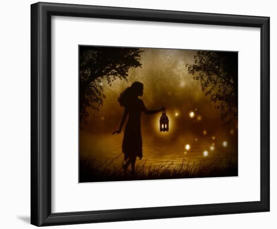 A Chance Encounter-Julie Fain-Framed Art Print