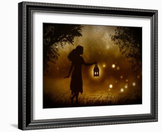 A Chance Encounter-Julie Fain-Framed Art Print