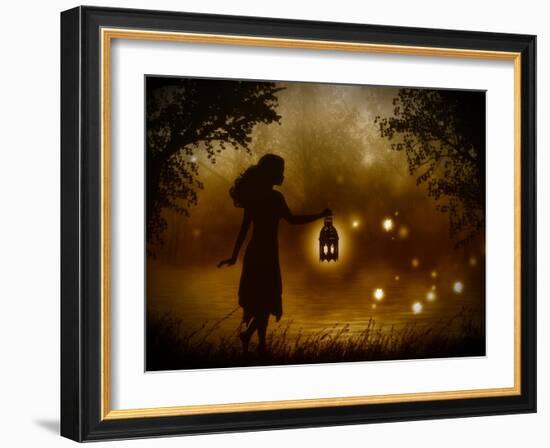 A Chance Encounter-Julie Fain-Framed Art Print