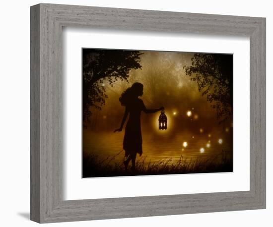 A Chance Encounter-Julie Fain-Framed Art Print