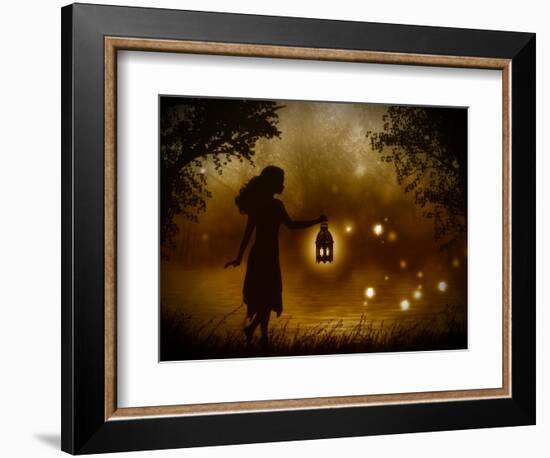 A Chance Encounter-Julie Fain-Framed Art Print