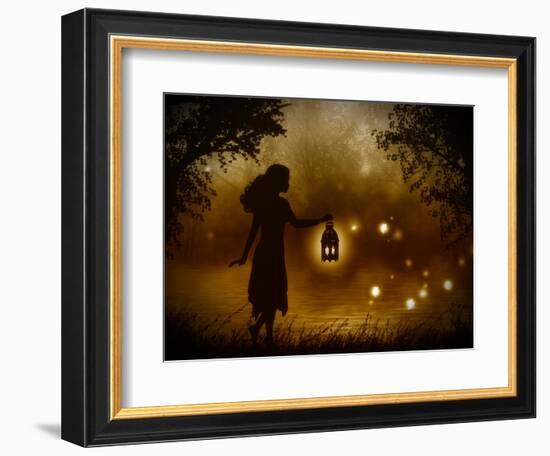 A Chance Encounter-Julie Fain-Framed Art Print