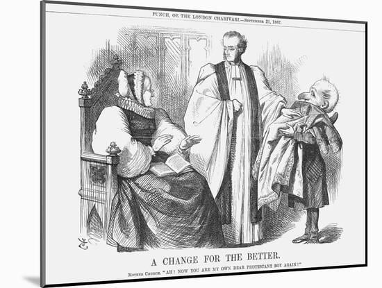 A Change for the Better, 1867-John Tenniel-Mounted Giclee Print