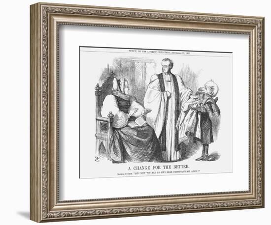 A Change for the Better, 1867-John Tenniel-Framed Giclee Print