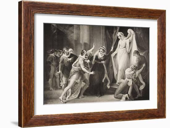 A Chapel in Paulina's House, Act V, Scene III, from 'The Winter's Tale', from the Boydell…-William Hamilton-Framed Giclee Print