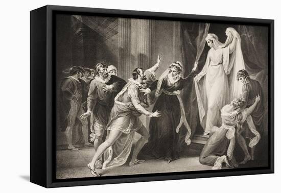 A Chapel in Paulina's House, Act V, Scene III, from 'The Winter's Tale', from the Boydell…-William Hamilton-Framed Premier Image Canvas