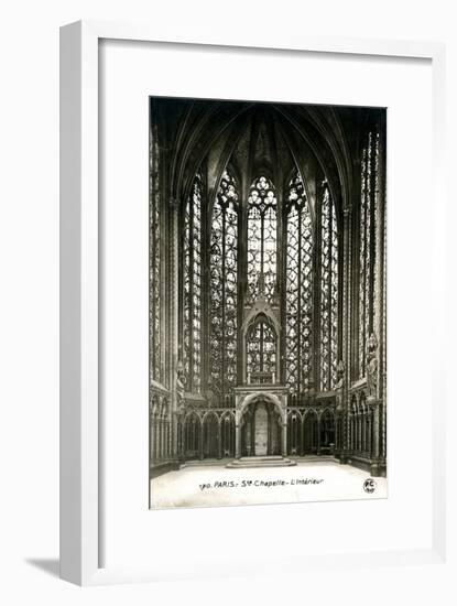 A Chapel Interior, Paris, France, 20th Century-null-Framed Giclee Print