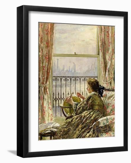 A Chelsea Window, 1909-Philip Wilson Steer-Framed Giclee Print